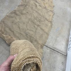 Burlap Roll Roughly 4’x 15’ 
