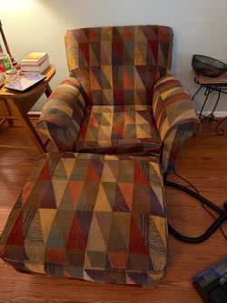 Couch with Ottoman