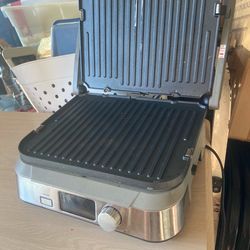 Two Panini/sandwich presses.