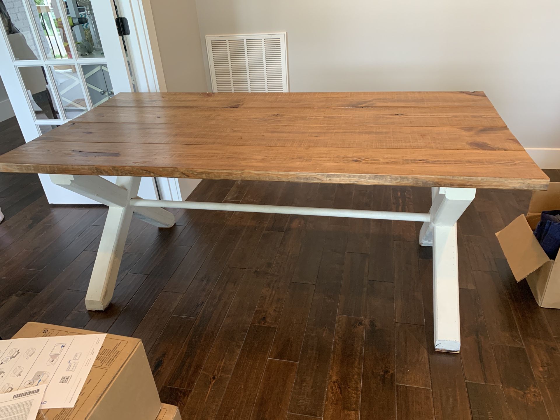 Farmhouse style kitchen table