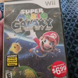 blockbuster mario galaxy wii 