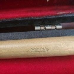 Vintage Sampaio Portugal 2-Piece Pool Cue + Hard Case | 1960s–70s Collectible