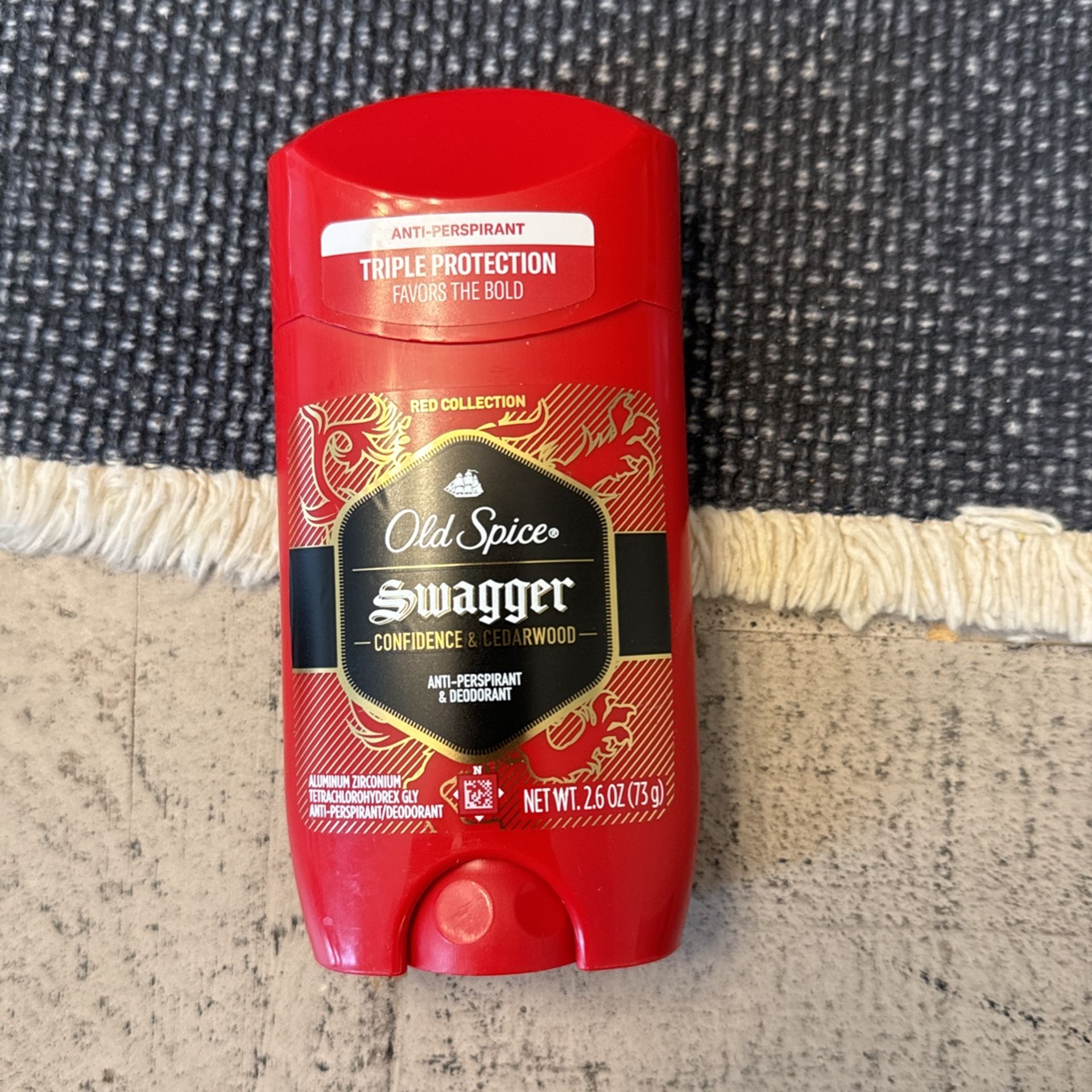 Old Spice Red Collection Swagger Scent Invisible Solid Antiperspirant Deodorant for Men, 2.6 oz