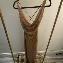 Gold Beaded Gown