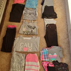 Lot of 24 Girls size 10/12 Clothes