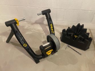 CycleOps Power PRO Bike Trainer, Riser Block, Trainer Skewer