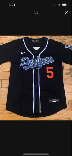 Black Los Angeles Dodgers, Freddie Freeman classic jersey
