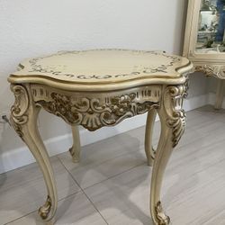 Vintage Victorian 3 Pc Set 2 End Table And Coffee Table 