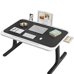 Laptop Desk for Bed, Bed Tray Desk, Foldable Table with Storage Draw