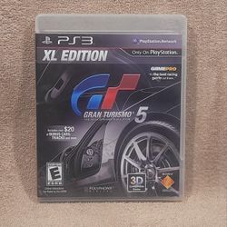 GRAN TURISMO 5 XL EDITION (2010 PS3) SPORT RACE CAR STREET TRACK FAST SPEED GT SONY PLAYSTATION PS 