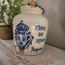 Charming Vintage French Mustard Pot