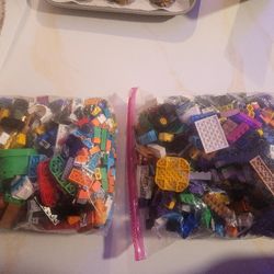 2 Gallon Ziploc Bags Of LEGOS