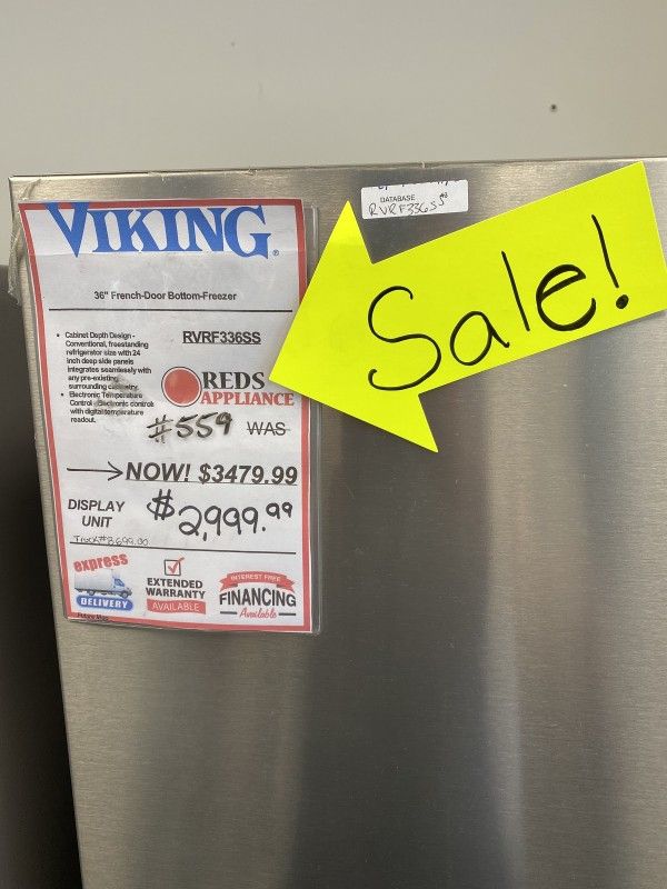 Viking Stainless Steel French Door #559