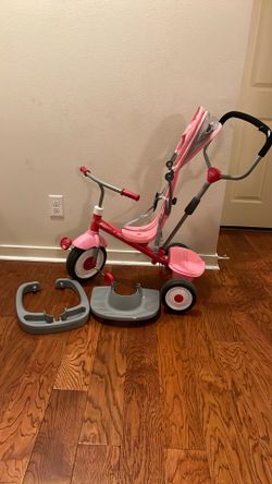 Adjustable Pink Radio Flyer Tricycle