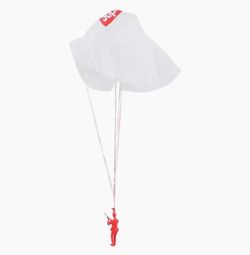 Supreme Red Box Logo Parachute Red Plastic Army Man Toy Fw19 Collectibles Memorabilia