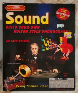 STEM-ScienceWiz Sound Kit – Build an Edison Style Phonograph STEM Science Kit