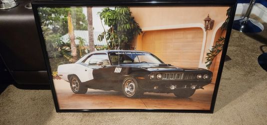 Dodge Challenger Framed Poster