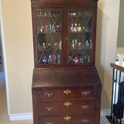 Secretary Desk + Cabinet