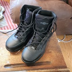 Steel Toe Black Boots
