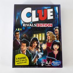 NIB Clue Rivals Edition 2 Player Board Game 2020 Hasbro Gaming New Sealed