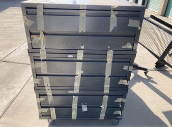 Rolling Metal Tool Chest Cabinet