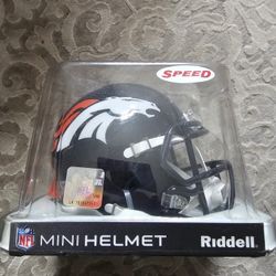NFL DENVER BRONCOS RIDDELL SPEED MINI FOOTBALL HELMET