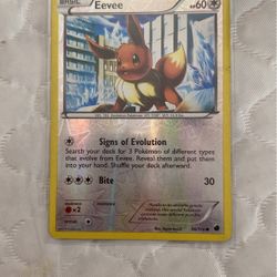 Eevee Pokemon Card