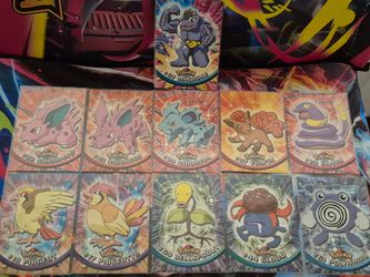 Vintage Pokemon 1999 Topps Lot of 11 Cards