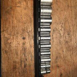 Craftsman 1/2 Drive Socket Set 1/2-1/1/8th