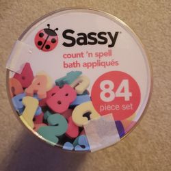 Count And Spell Bath Appliques