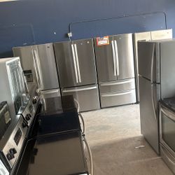 Stainless Steel, Refrigerators And Stoves $599