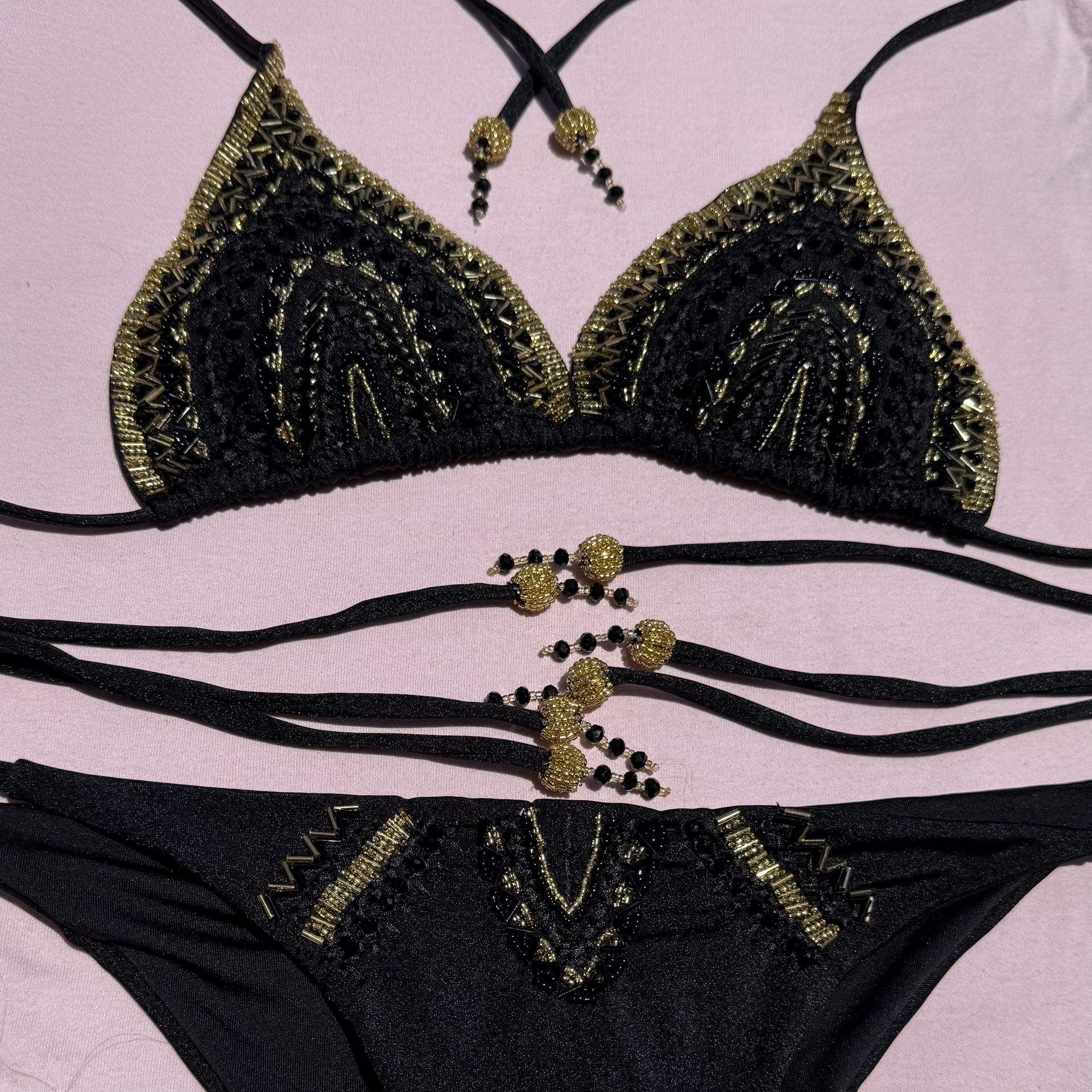 Isla Black Swimwear