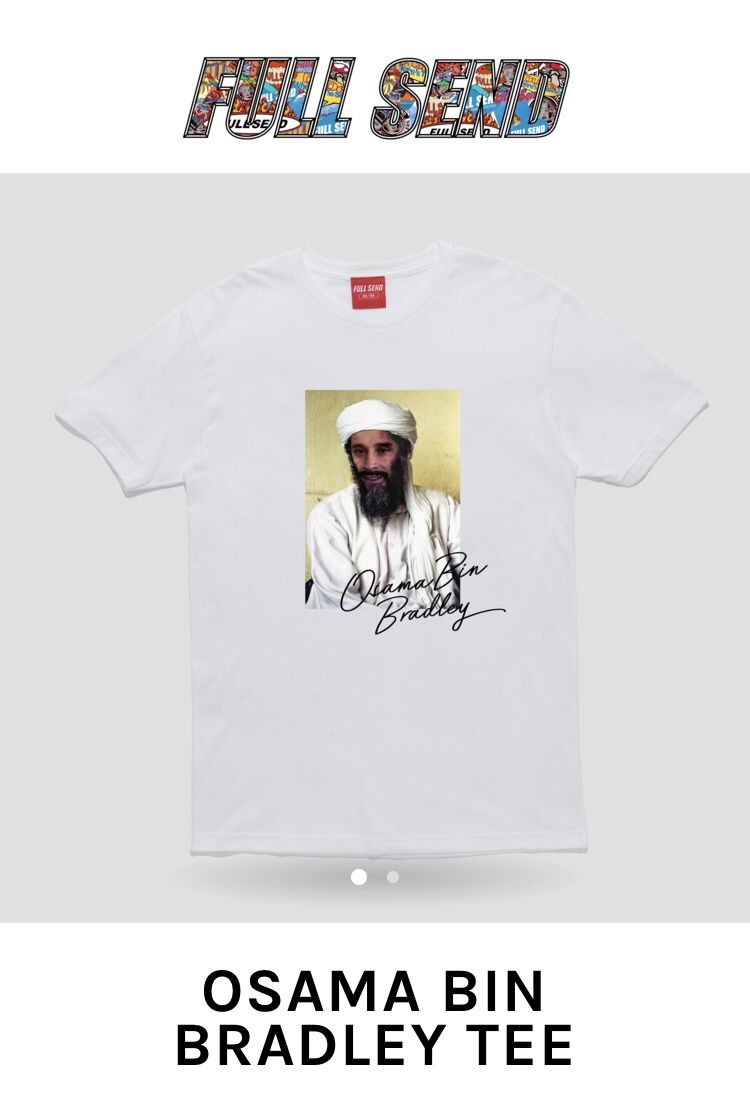 NELK Steve will do it Osama Bin Bradley Tee medium