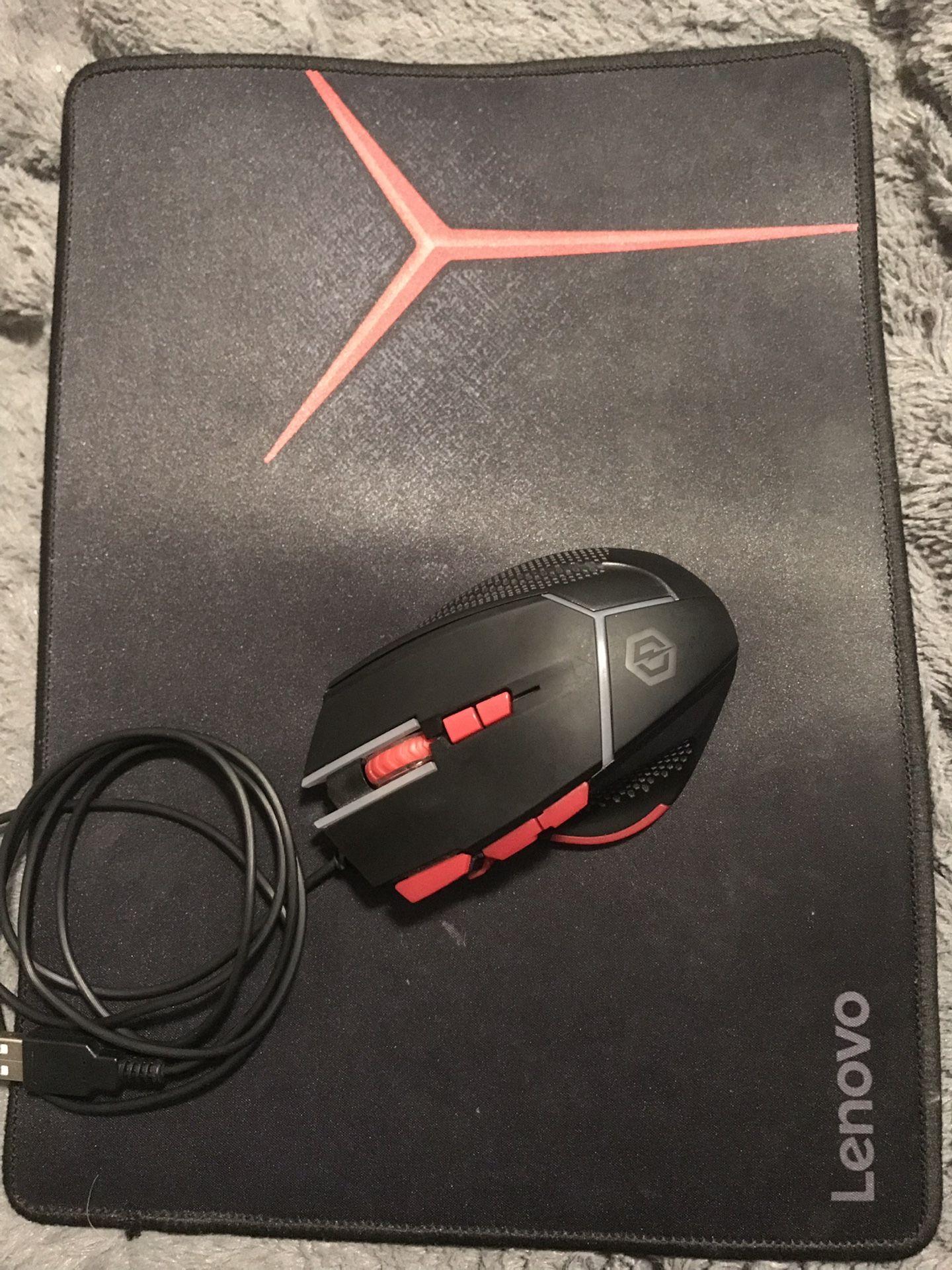 Gaming mouse pad+ mouse bundle