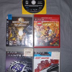 5 PS3 Games For $5 Each