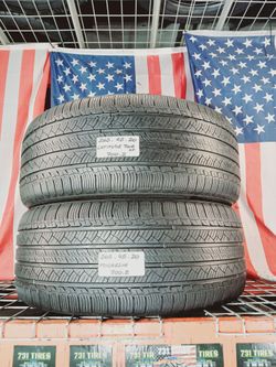✅ 2 NICE USED TIRES 265/45R20 MICHELIN LATITUDE TOUR HP ALL SEASON USED TIRES 265 45 20