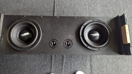 Two Resilient Sound Rs10s In A Down Firing Box