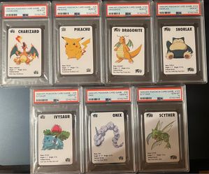 Complete 1998 Pokemon KFC set PSA 10 (Low Pop)