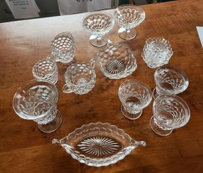 Fostoria American Clear, 17 Miscellaneous Pieces