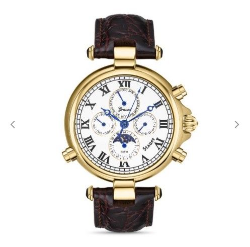 Stauer Gold Finished Graves '33 Wristwatch