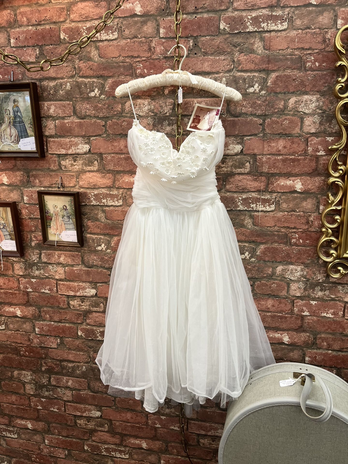 Vintage 1950’s White Dress