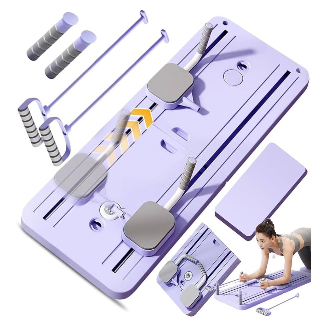 Pilates Board, Multifunctional Abdominal Board, Ab Core Trainer, Ab Trainer Machine, Ab Board, Exercise Board, Abs Workout Equipment, Core Workout Equ