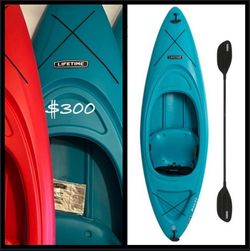 🌊  NEW 8 ft Sit-in Kayak with Paddle (TEAL- Hard to Find) 🌊 