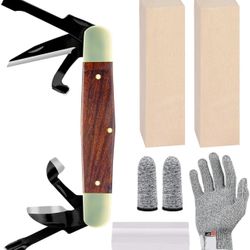 Splinter Carvin' 6in Traditional Folding Whittling Knife with 1.5in Detail Blade, Sawcut Handle, Nickel Silver Bolsters, and Convenient Size for Carvi