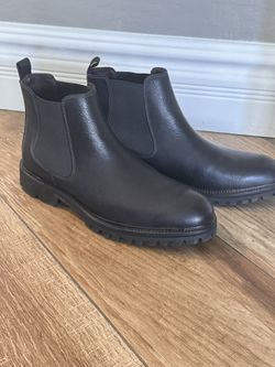 Men’s Black Leather Chelsea Boots
