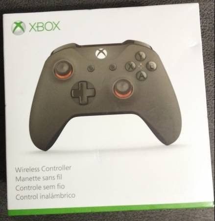 New Xbox One Military Green Orange Wireless Controller