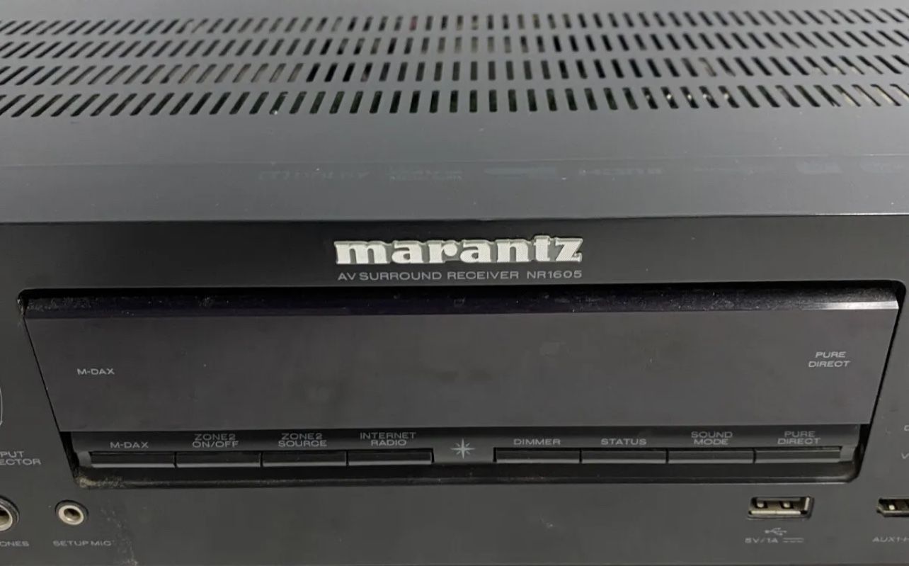 Marantz AV Surround Receiver NR1605 missing remote control