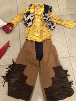 Toy Story Costume Woody (size 4/5)