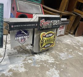 Super Bowl Neon Light Up Sign (needs New Lights!)