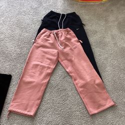 Nike Men’s Open Hem Fleece Pants (Medium) 